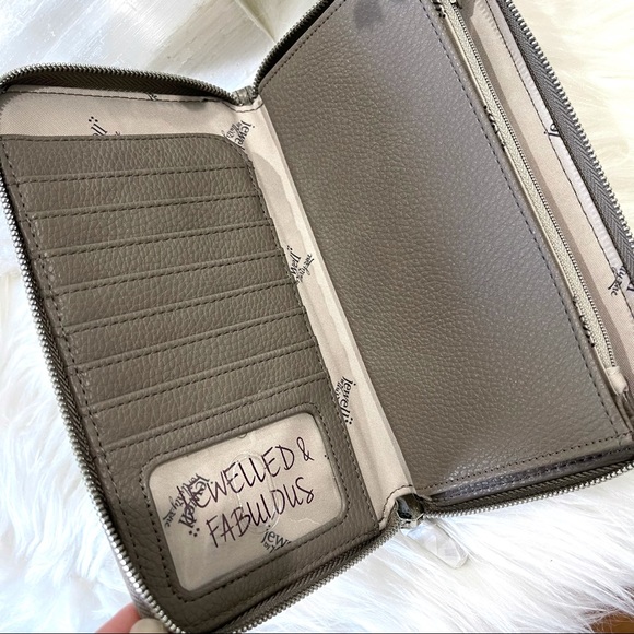 ALL ABOUT THE BENJAMINS wallet PUTTY snakeskin - Picture 4 of 12